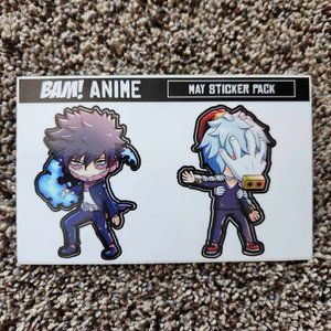 My Hero Academia Decal Stickers - Bam Box exclusive